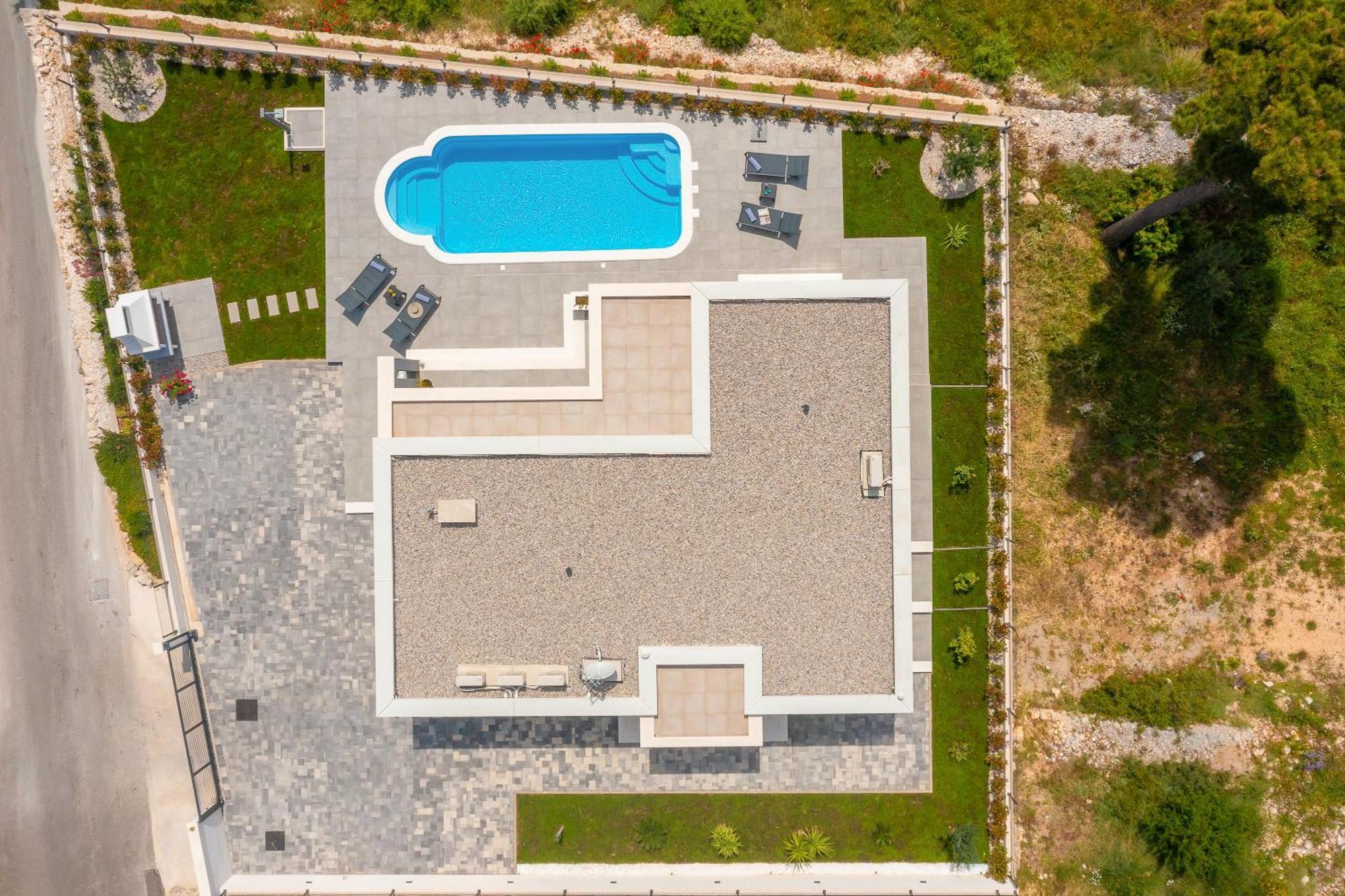 Villa Paradiso Adriatico Каштела Экстерьер фото